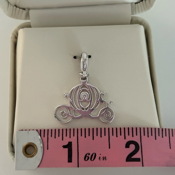 David Tutera Sterling Silver Cinderella Carriage Charm Sterling Silver BNWT - Picture 5 of 7